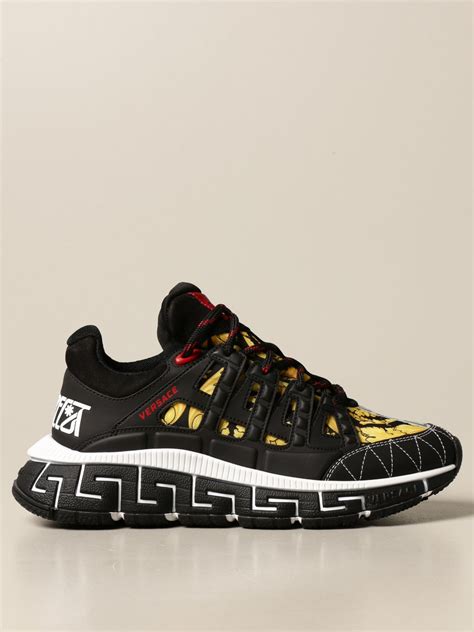 chain reaction versace sneakers tongue|gianni Versace athletic sneakers.